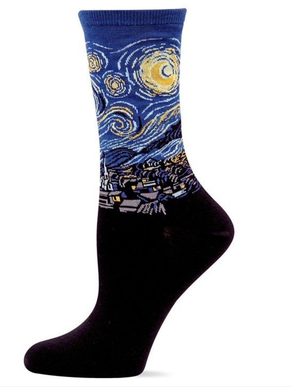 New Hotsox Vangaugh Stary Night Shoe Size 4-10 Womens